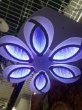Люстра светодиодная 3D Лепесток с пультом ДУ (5 фотографий)